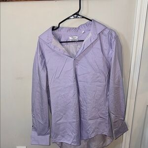 Men’s Purple Button-Up Shirt